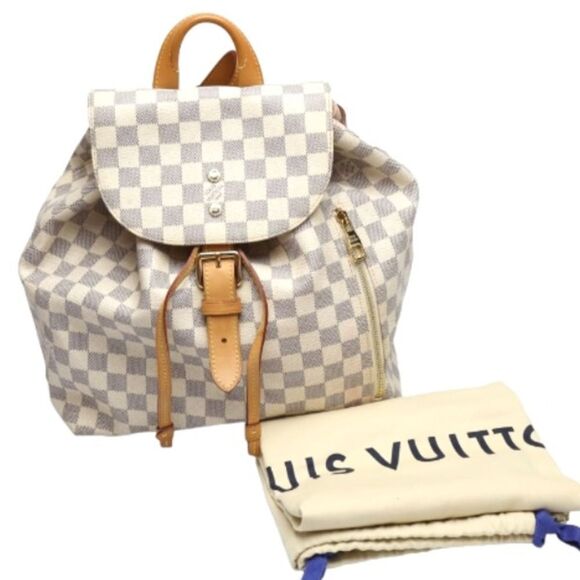 Louis Vuitton Backpack Damier Azur Sperone - Picture 1 of 16